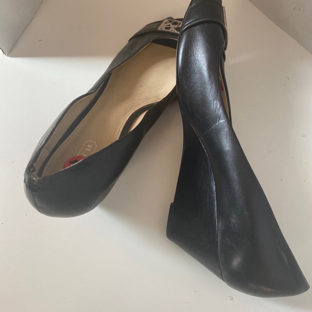 Coach black leather shoes - Picture 2 of 3